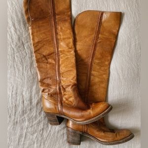 Vintage Frye Knee High 100% leather boots